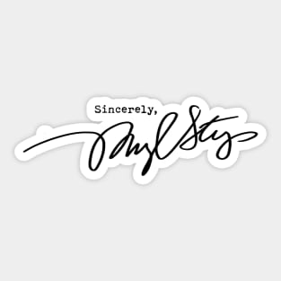 Meryl Streep, sincerely. Sticker